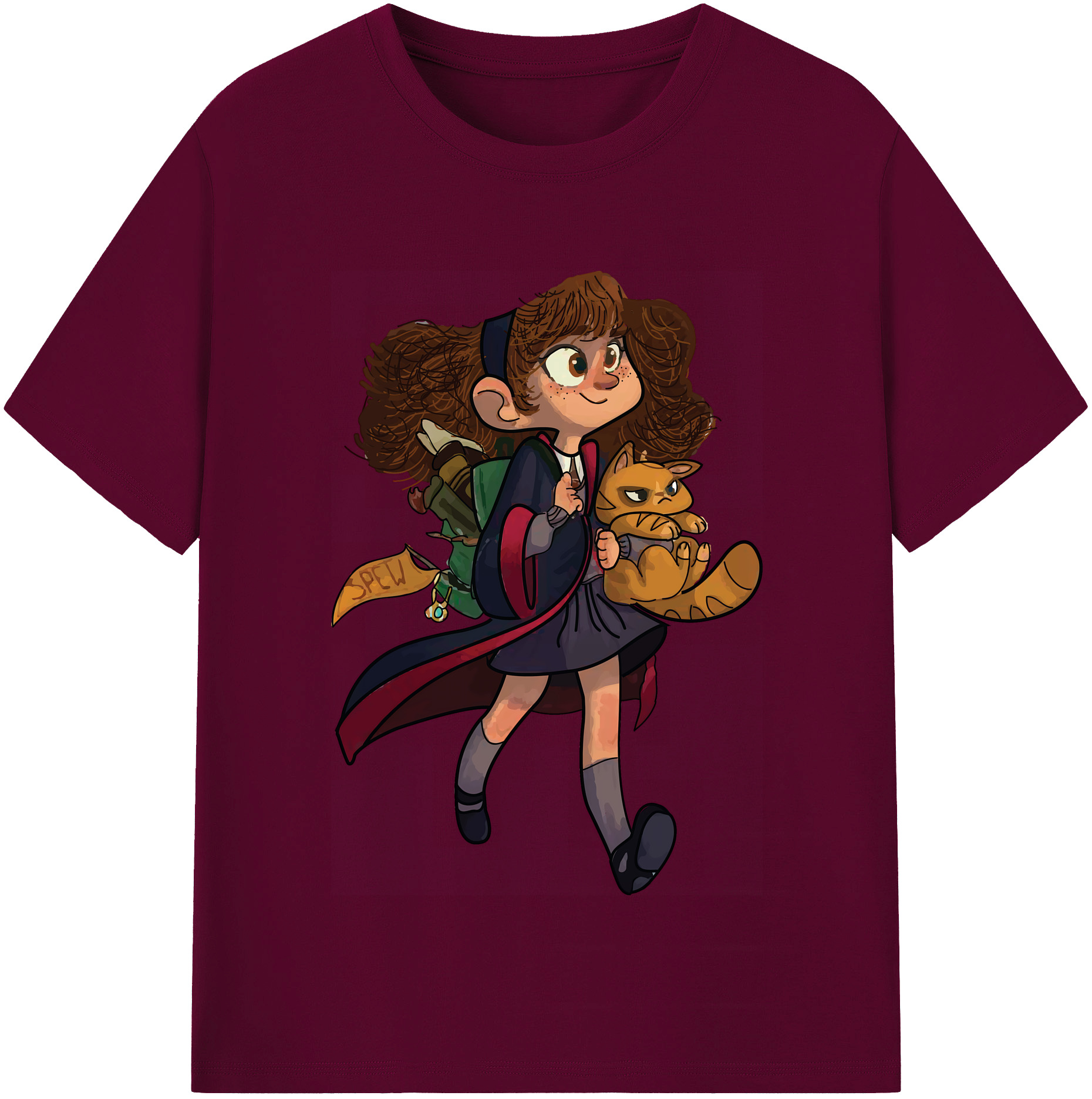 （画像用） Harry Potter ハリー・ポッターシリーズ レディースカジュアルプリントTシャツ（綿100％）